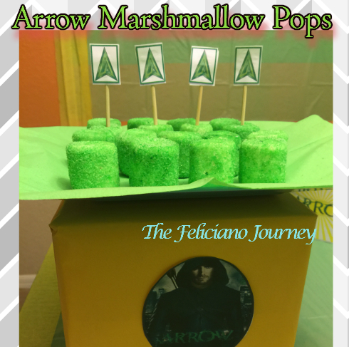 arrow marshmallow pops