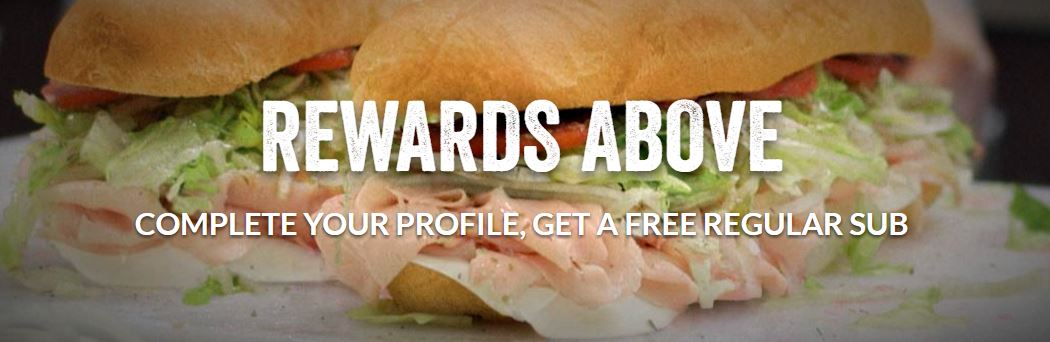 JerseyMikes Free Regular Sub by signing up