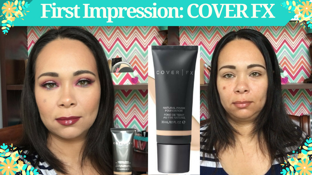 First Impression: COVER FX Natural Finish Foundation Demo & Review on Oily/Acne Skin