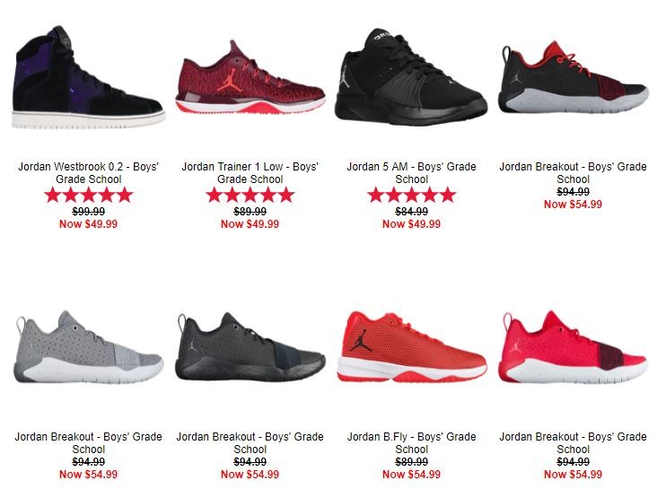 Kids Foot Locker Great deals for back to school 10% off $50 or more (ends today)