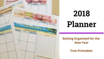 2018 Monthly Planner FREE Printable