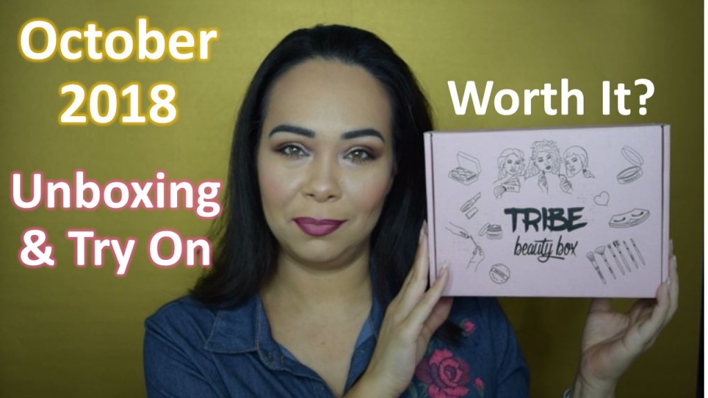 Tribe Beauty Box October 2018 Unboxing