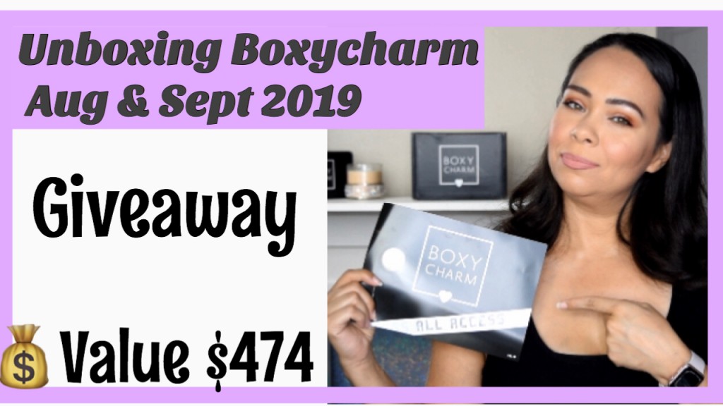 Boxyluxe September 2019 Unboxing, Try-On, Giveaway (video included)