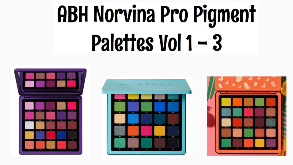 ABH Norvina Pro Pigment Palette Vol. 1- 3
