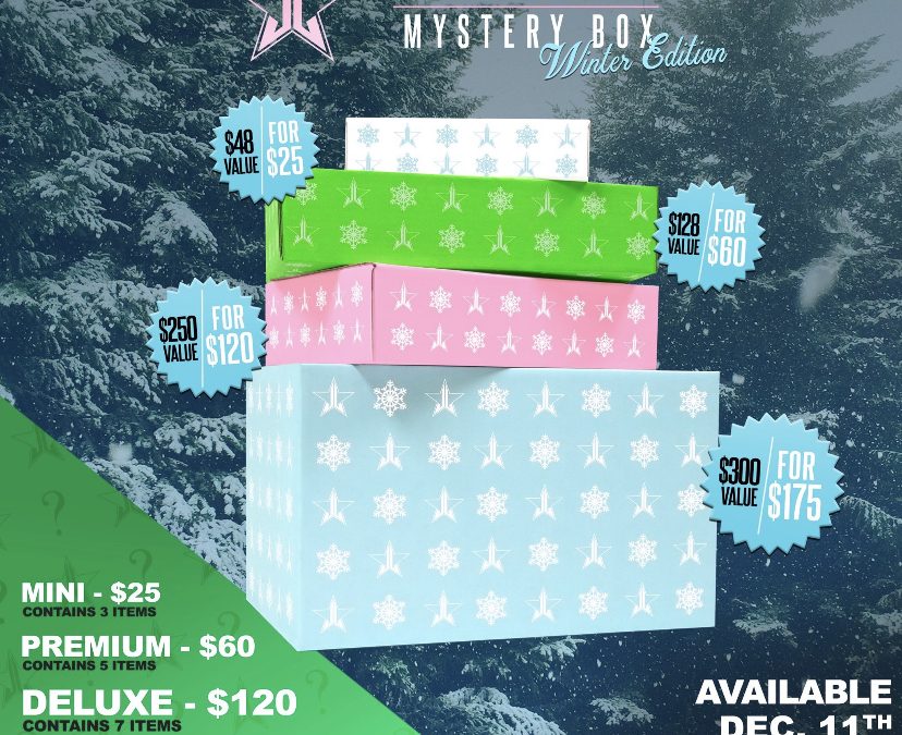 Jeffree Star Winter Mystery Box 2020 4 Tiers price and date