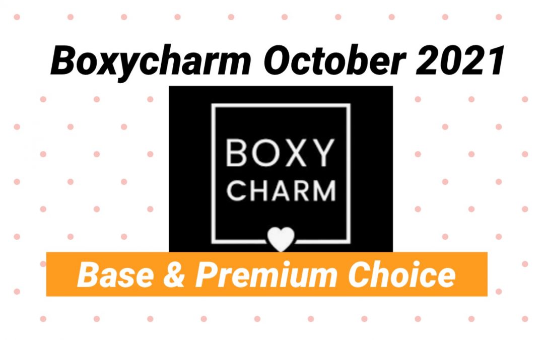 Boxycharm Base Box October 2021 Choice