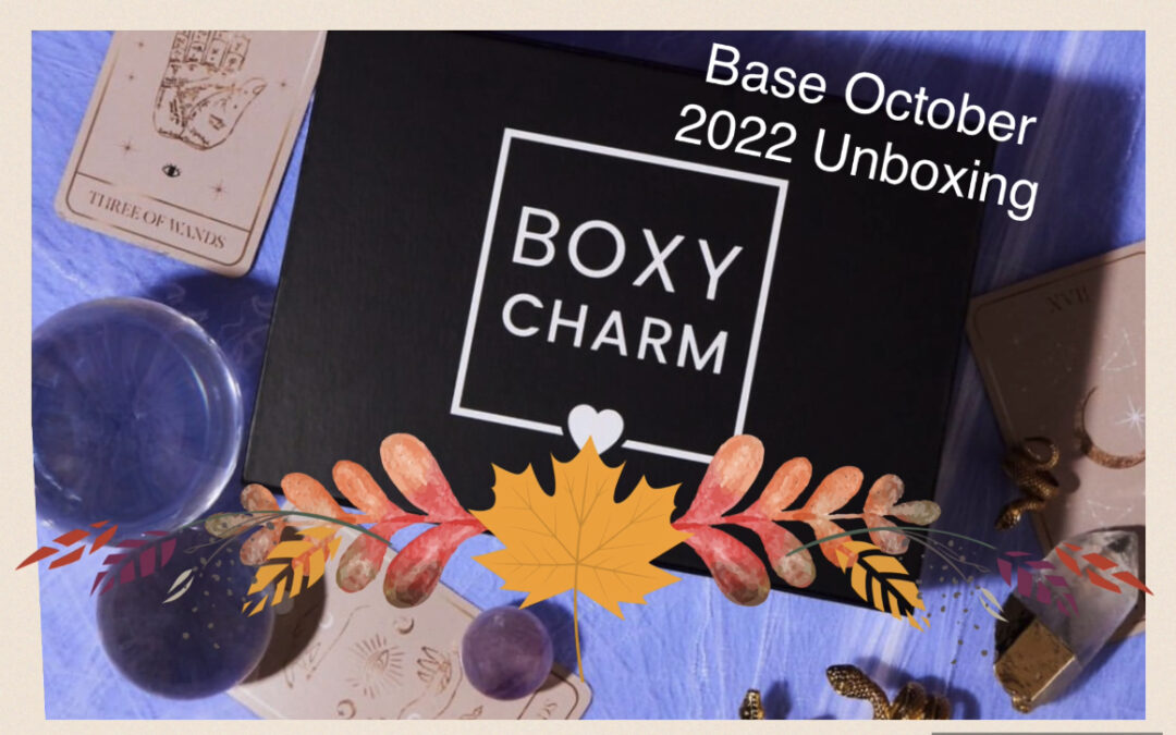 Boxycharm Base Box October 2022 Unboxing