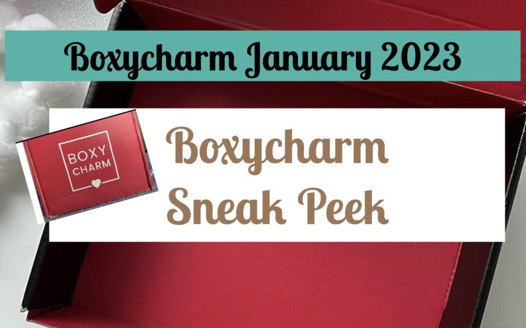Boxycharm Base Box January 2023 Choice is now OPEN